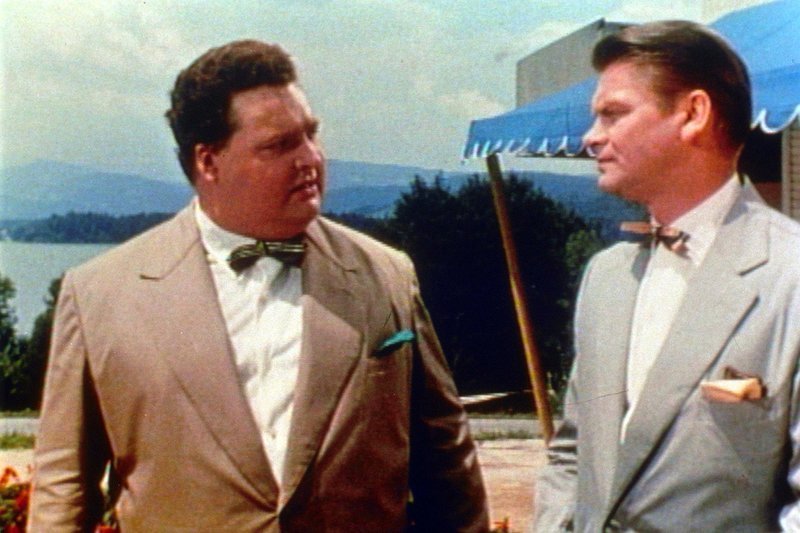 Das komische Werbeduo Rost (Heinz Conrads, re.) und Fleck (Helmut Qualtinger). – Bild: ORF Das komische Werbeduo Rost (Heinz Conrads, re.) und Fleck (Helmut Qualtinger). – Bild: ORF