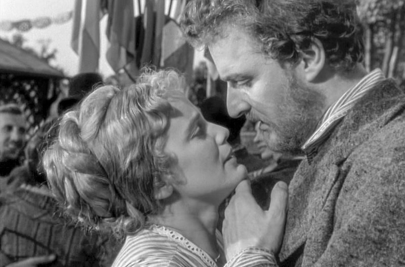 Gervaise (Maria Schell) und der Schmied Goujet (Jacques Harden), ein gemeinsamer Freund von Gervaise und Coupeau – Bild: arte Gervaise (Maria Schell) und der Schmied Goujet (Jacques Harden), ein gemeinsamer Freund von Gervaise und Coupeau – Bild: arte